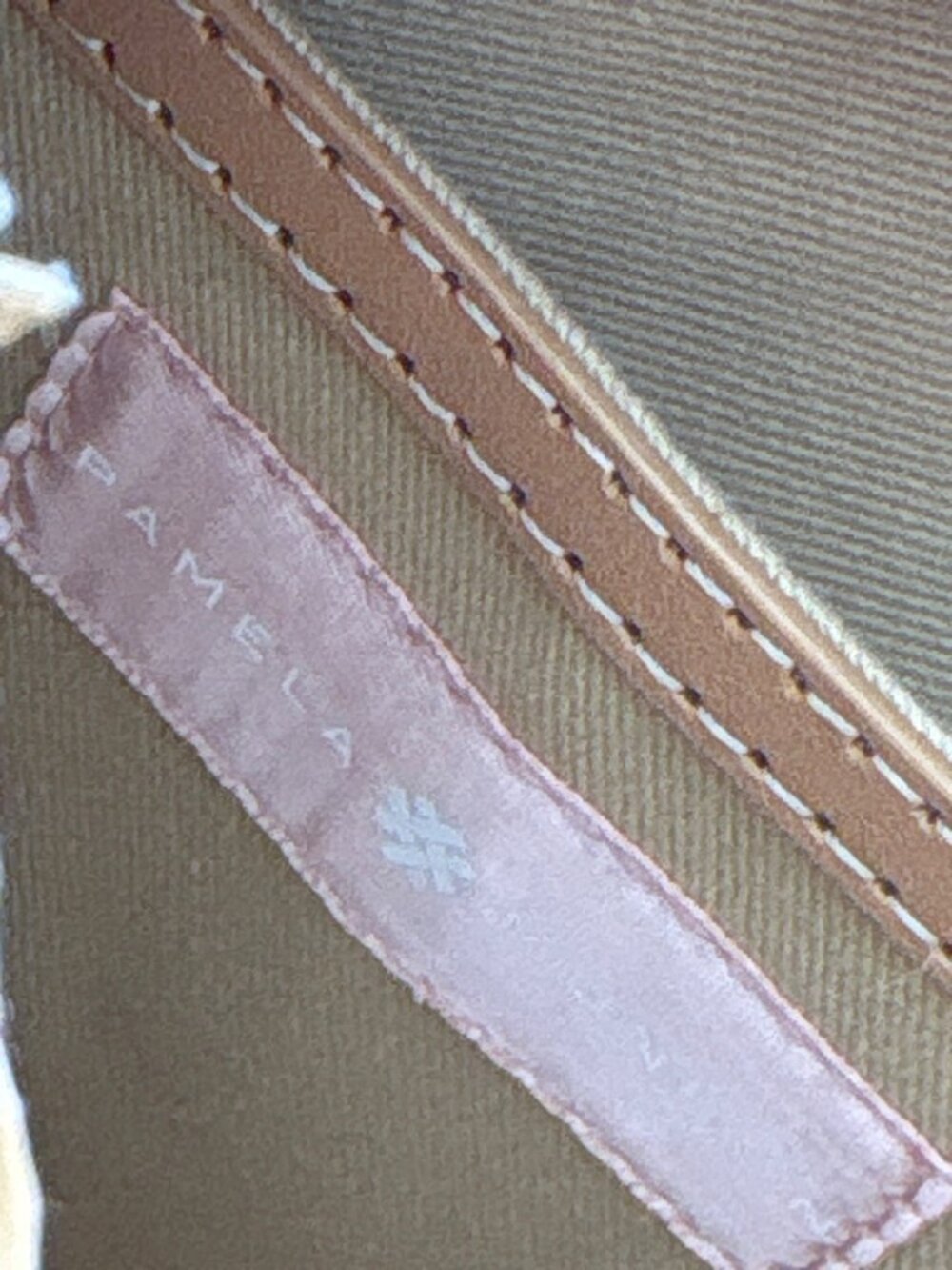 Pamela Munson check mate mini sparkle bag in Natural New Tote Purse - Picture 8 of 12